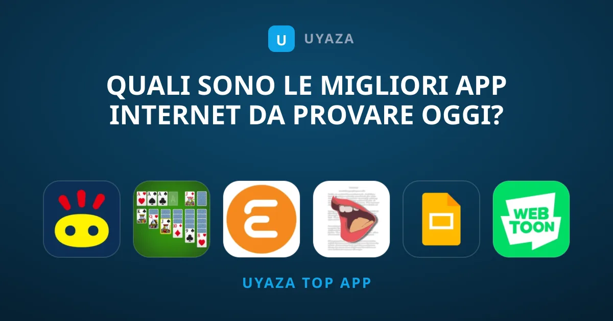 Quali sono le migliori app Internet da provare oggi?
